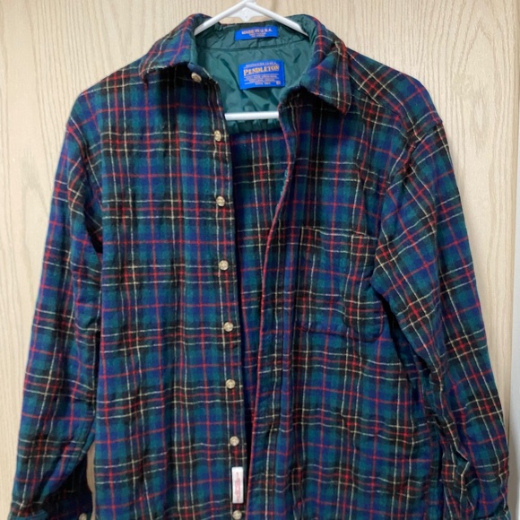 Pendleton  100% Virgin Wool Size M  Women’s Green  Hunting Brodie Tartan - Picture 1 of 9